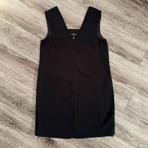 Rag & Bone Alma V-Neck Shift Dress - Picture 1 of 7